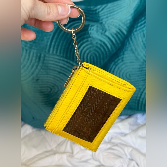 Ralph Lauren Solaire Sloan Street Key Coin Case with ID Holder Key Chain Wallet - Picture 4 of 7